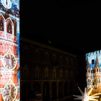 La befana quest’anno porta il Video Mapping 3D